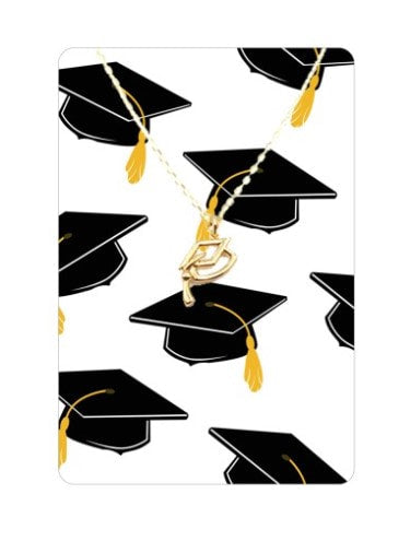 Grad Cap Keepsake Card & Necklace