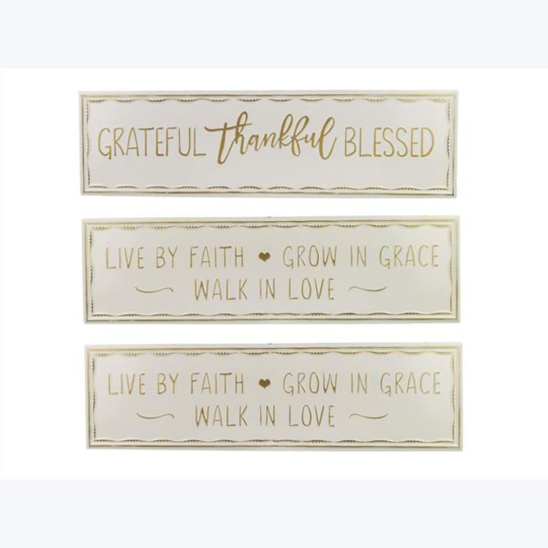 Punched Metal Wall Signs