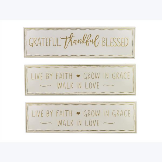 Punched Metal Wall Signs