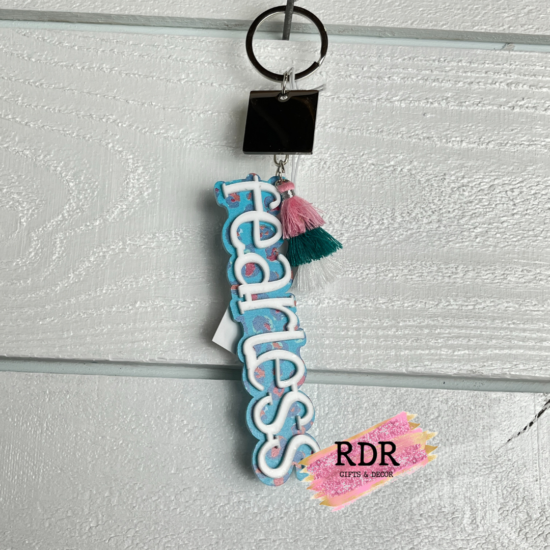 Southern Couture Acrylic Word Key Chains