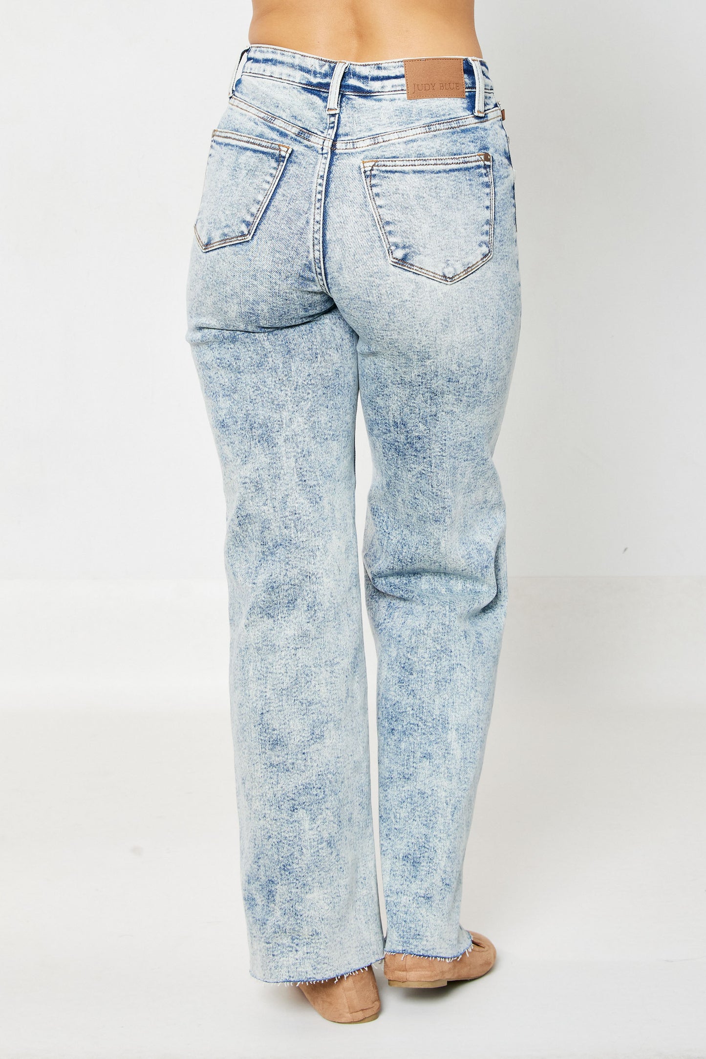 Judy Blue High Waist Wide Leg Jeans