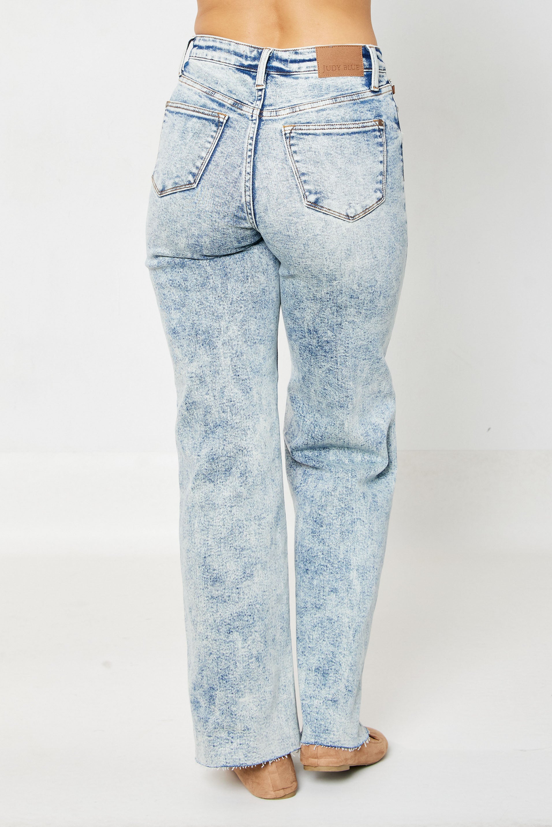 Judy Blue High Waist Wide Leg Jeans