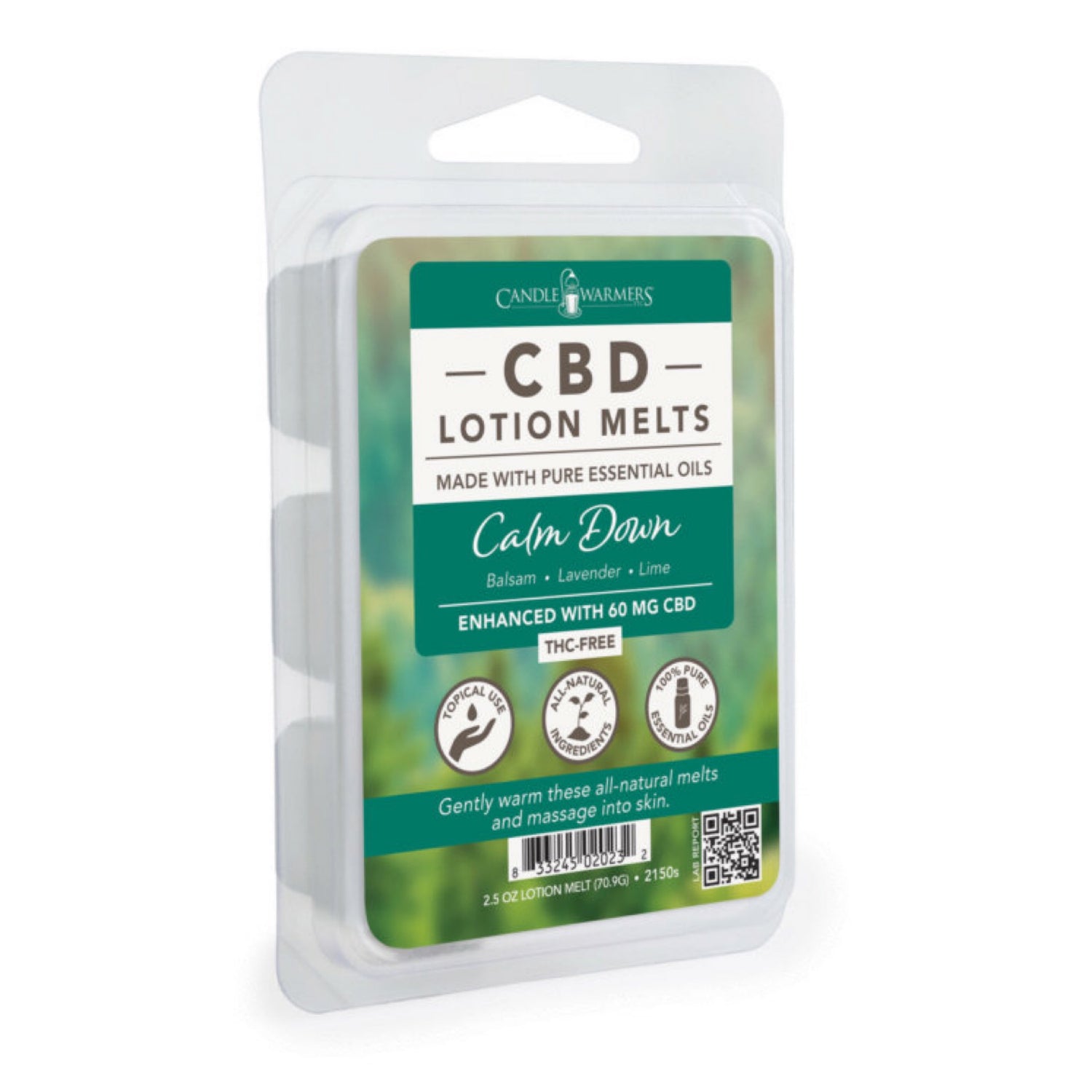CBD Calm Down Lotion Melts