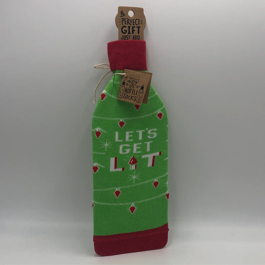 Lets Get Lit Bottle Sock