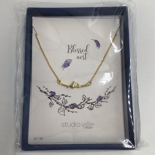 Blessed Nest Momma & 1 Bird Necklace