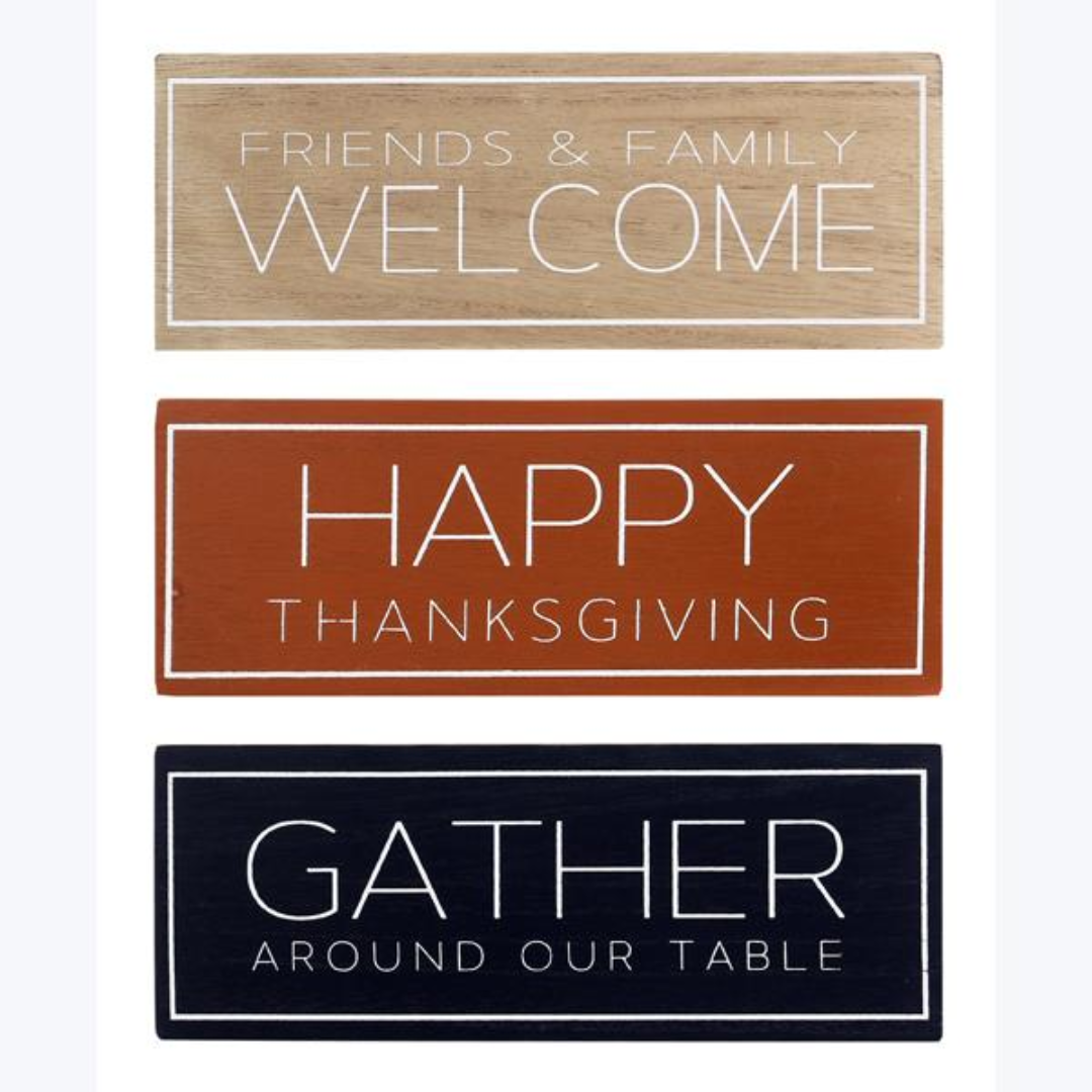 Wooden Fall Tabletop Block