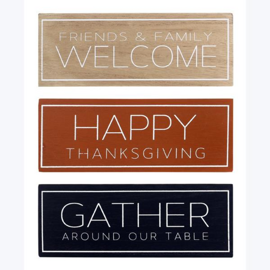 Wooden Fall Tabletop Block