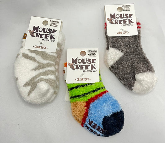 Baby Mouse Creek Cozy Crew Socks