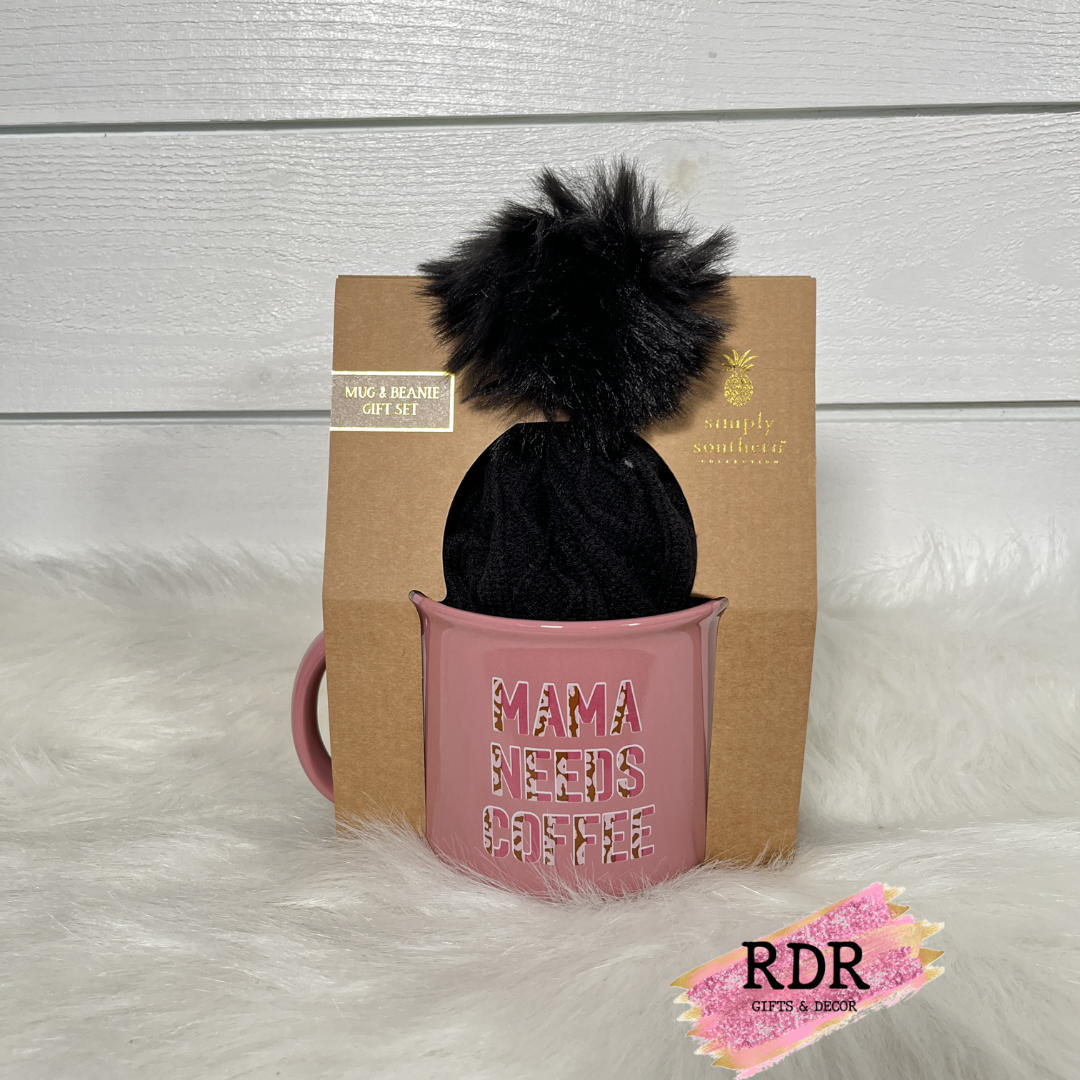 Simply Southern Coffee Mug & Beanie Gift Set