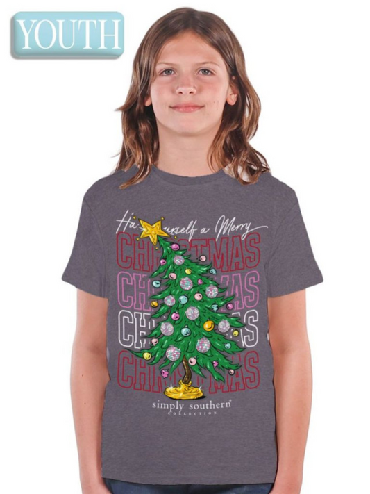 Simply Southern Youth Christmas Tree Shirt