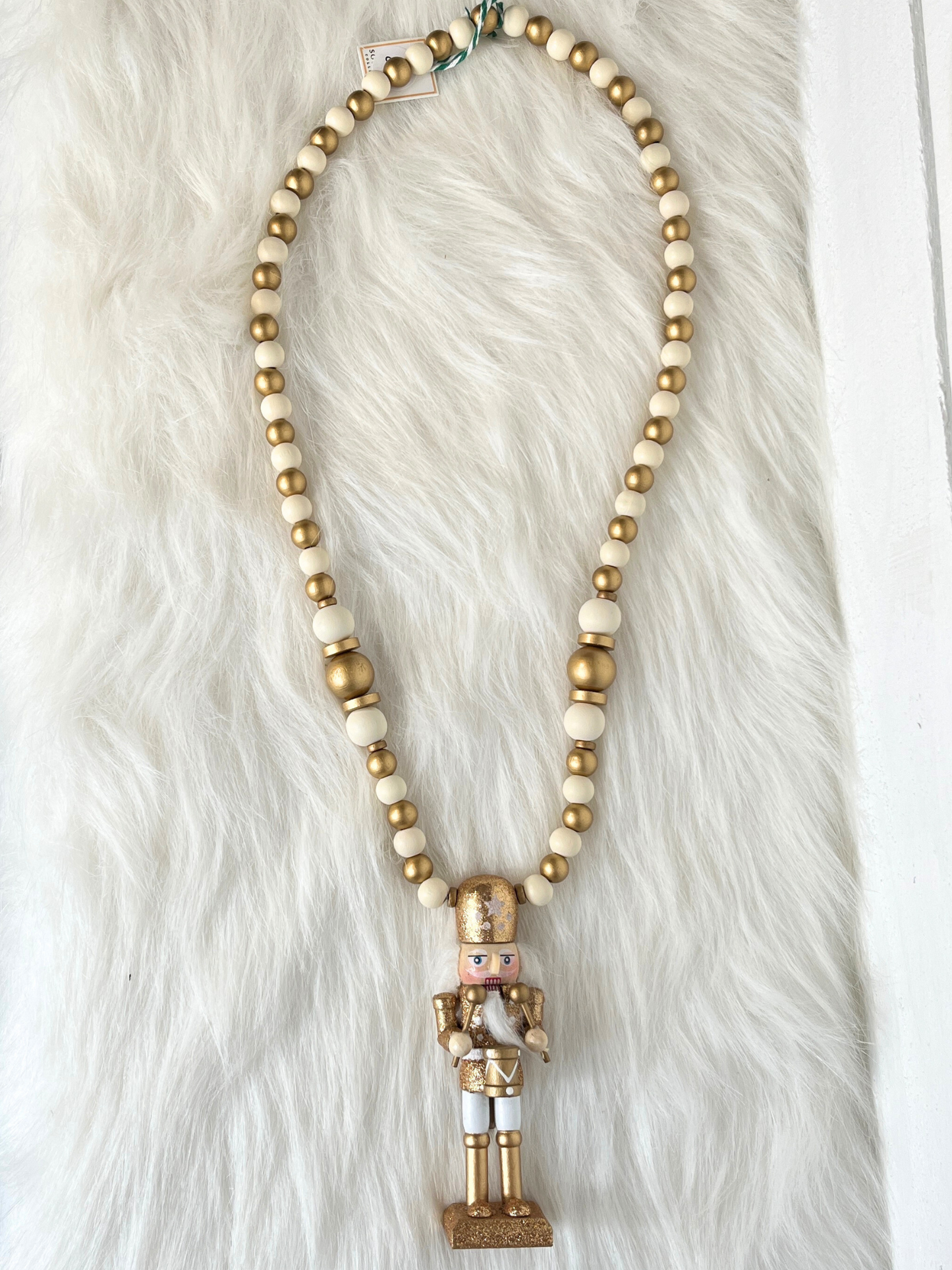 Simply Southern Wooden Beaded Nutcraker Necklace
