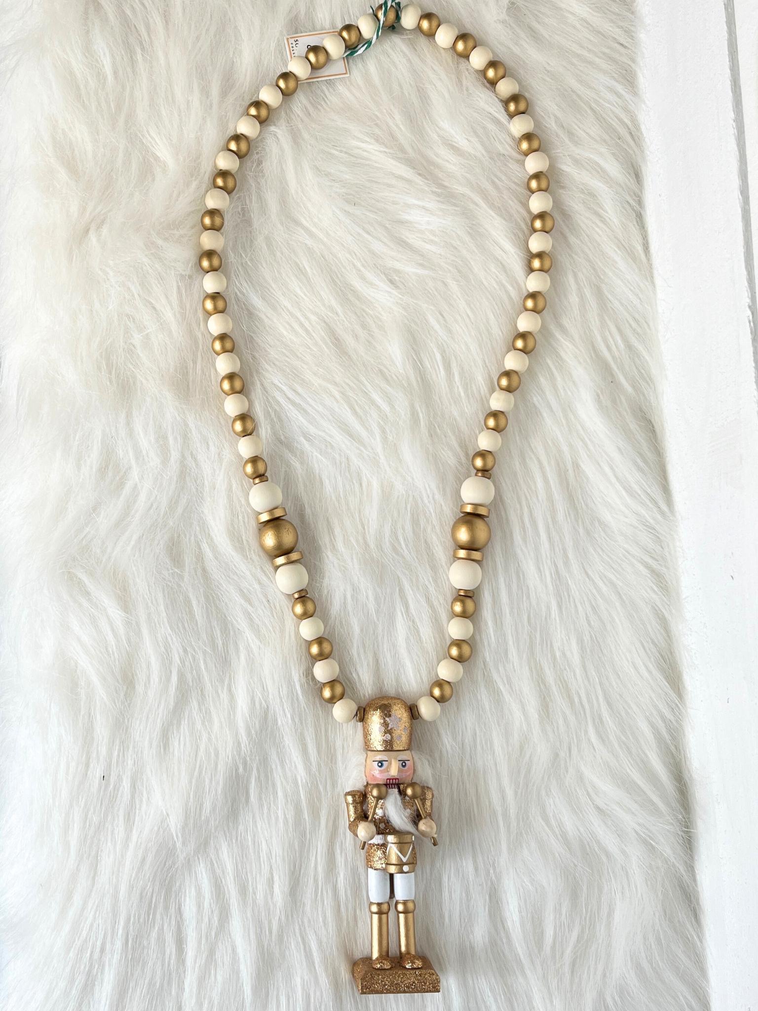 Simply Southern Wooden Beaded Nutcraker Necklace