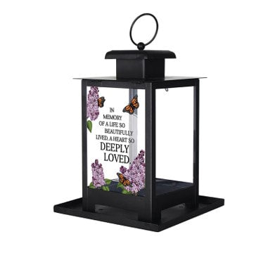 Deeply Loved Black Bird Feeder