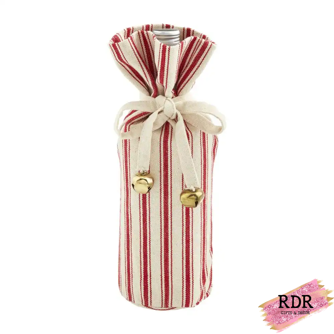 Mud Pie Christmas Wine Bag