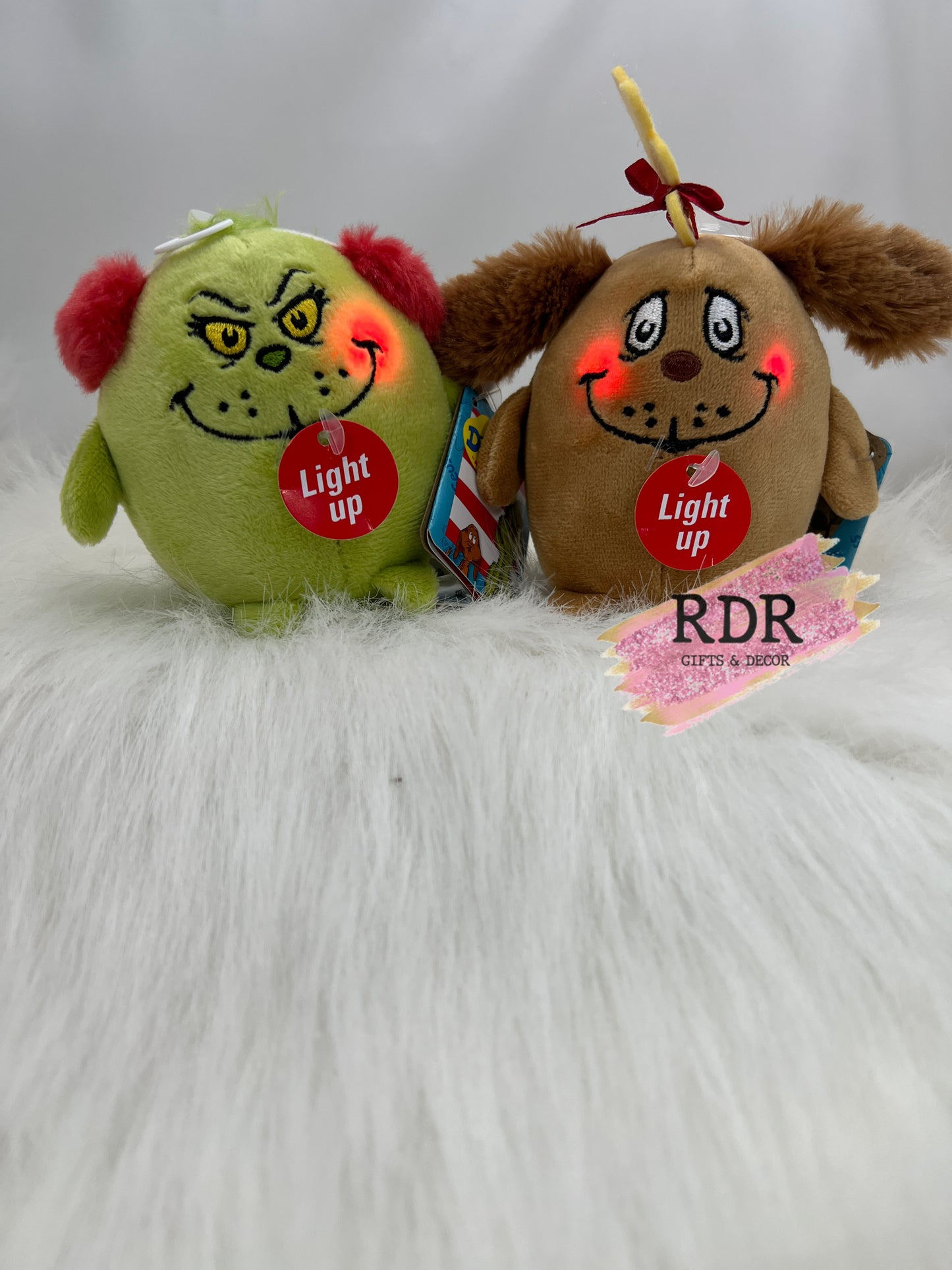 Dr. Seuss Max or Grinch Light up Plush