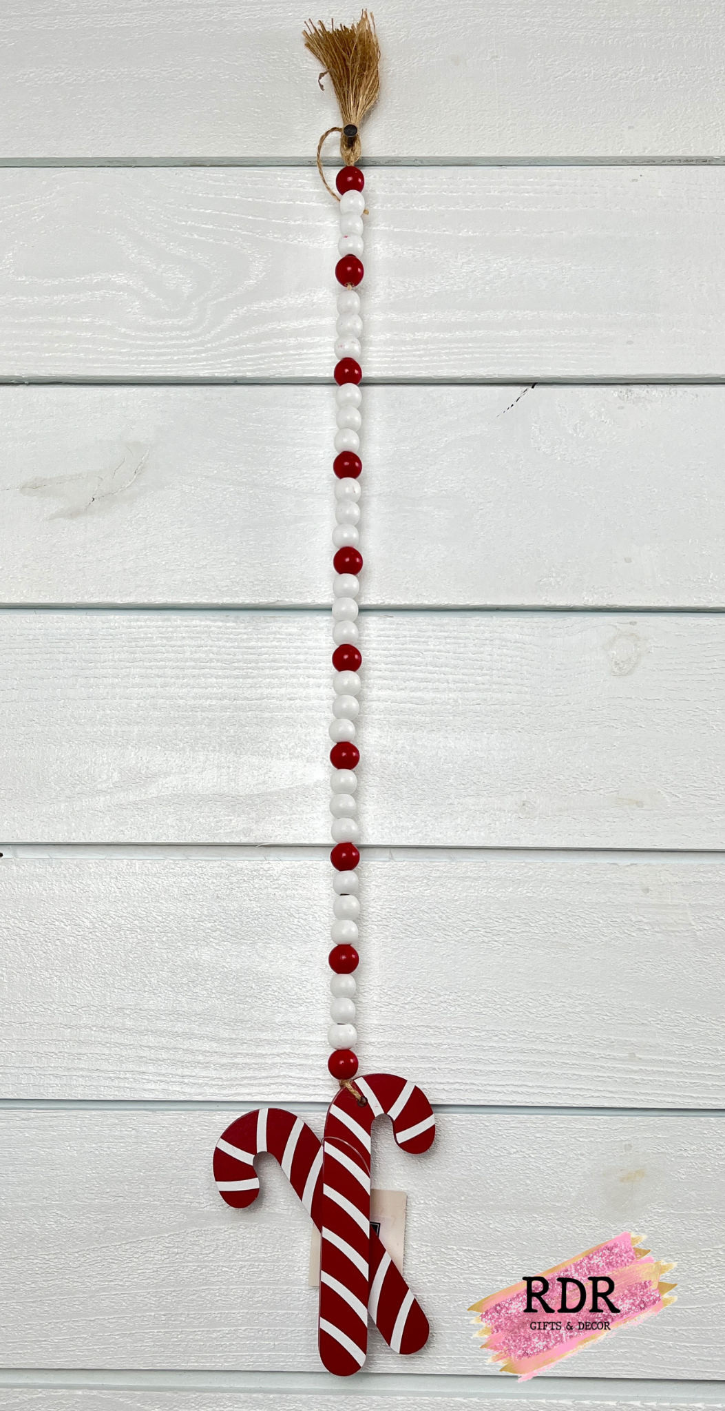 Whimsy Winter Wooden Bead Decor