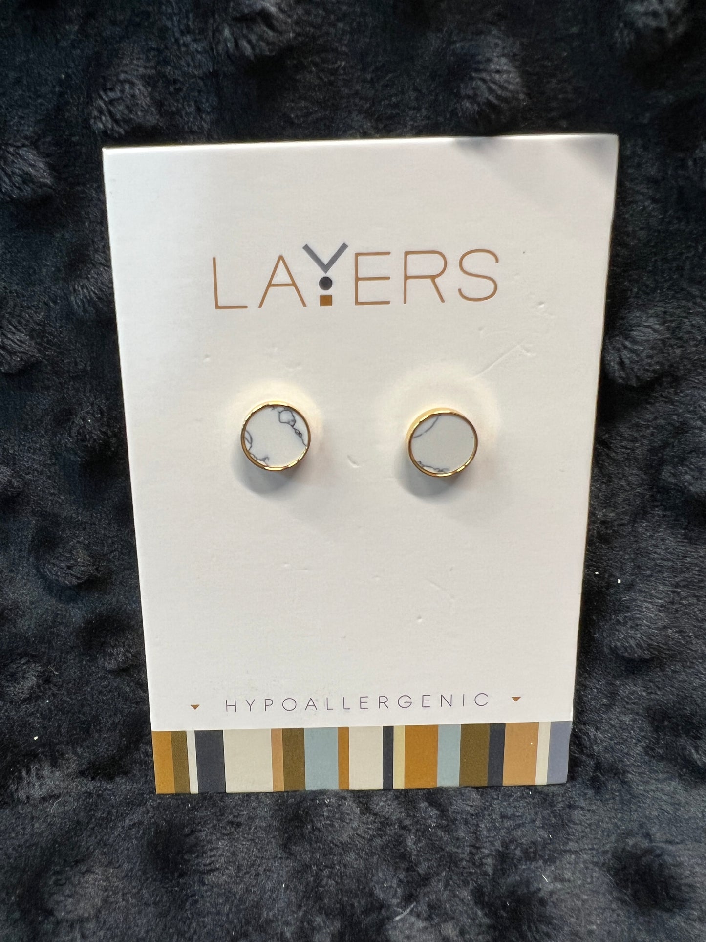 Layers Gold-tone Earrings