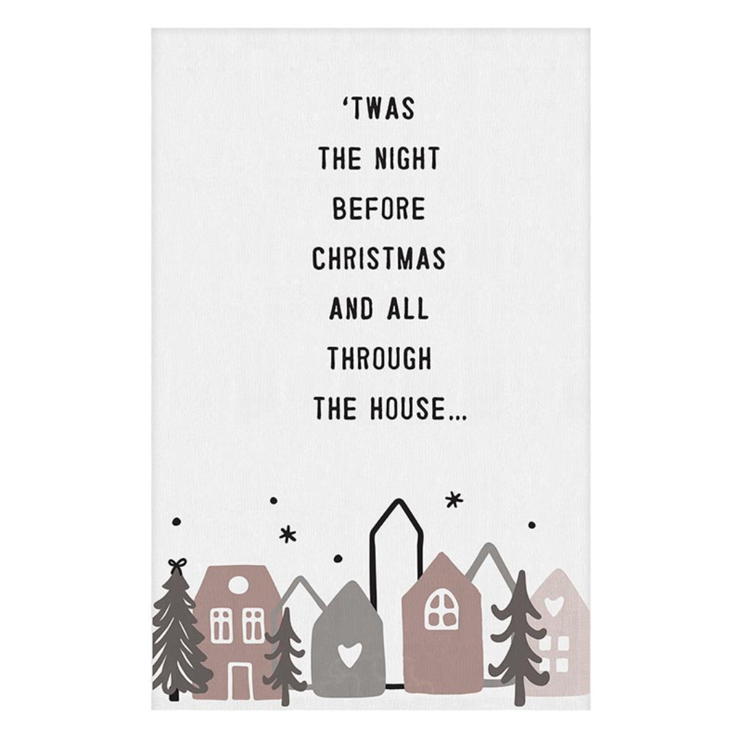 Holiday Tea Towel - T'was The Night