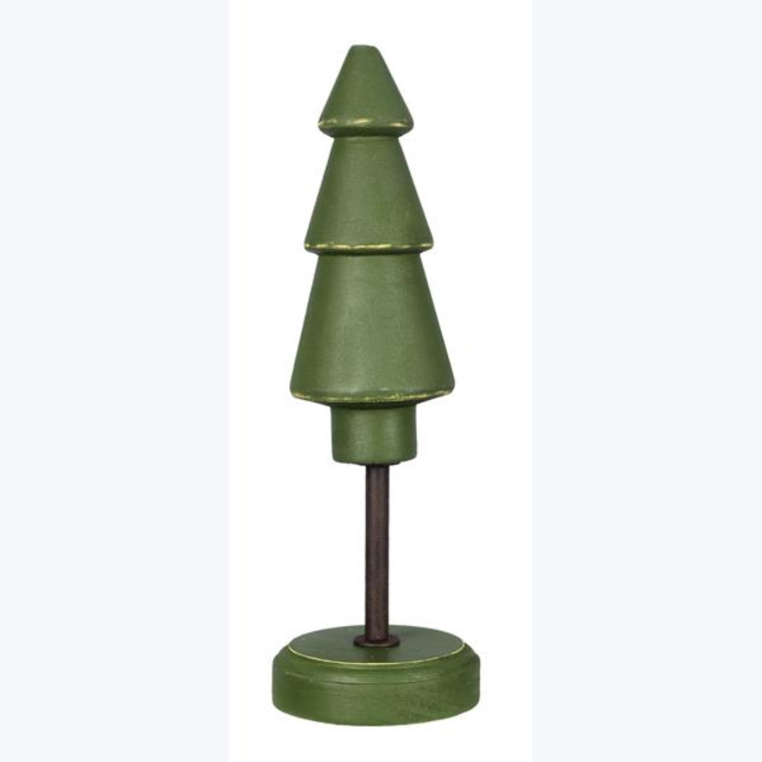 Wooden Green Trees
