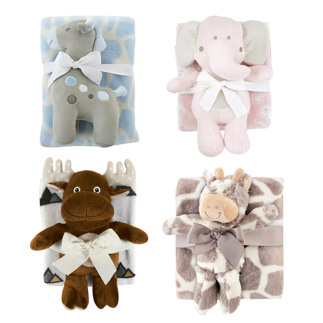 Baby Blanket And Stuffed Toy Set