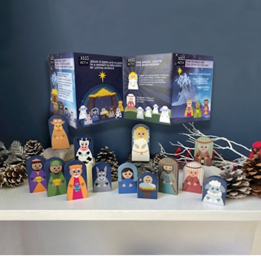 Nativity Wooden Figure Set