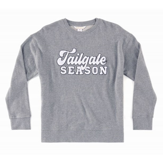 Shiraleah Grey Tailgate Season Sweatshirt