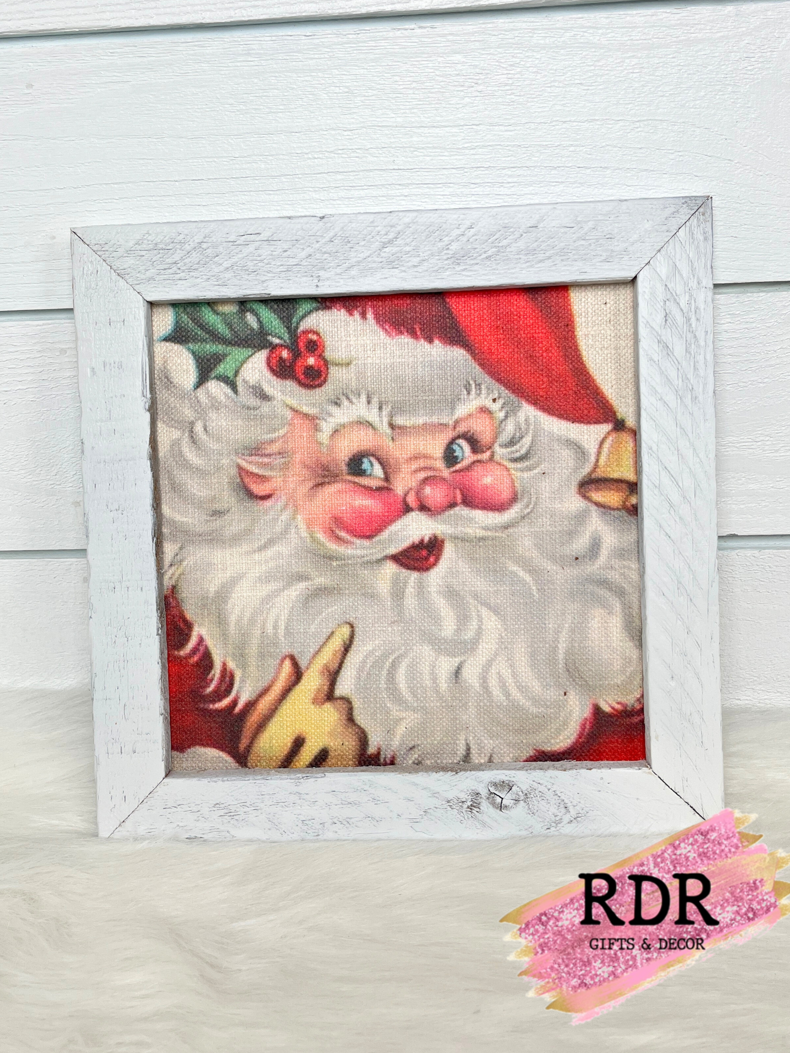 Southern Cotton Mill Christmas Pictures With White Frame
