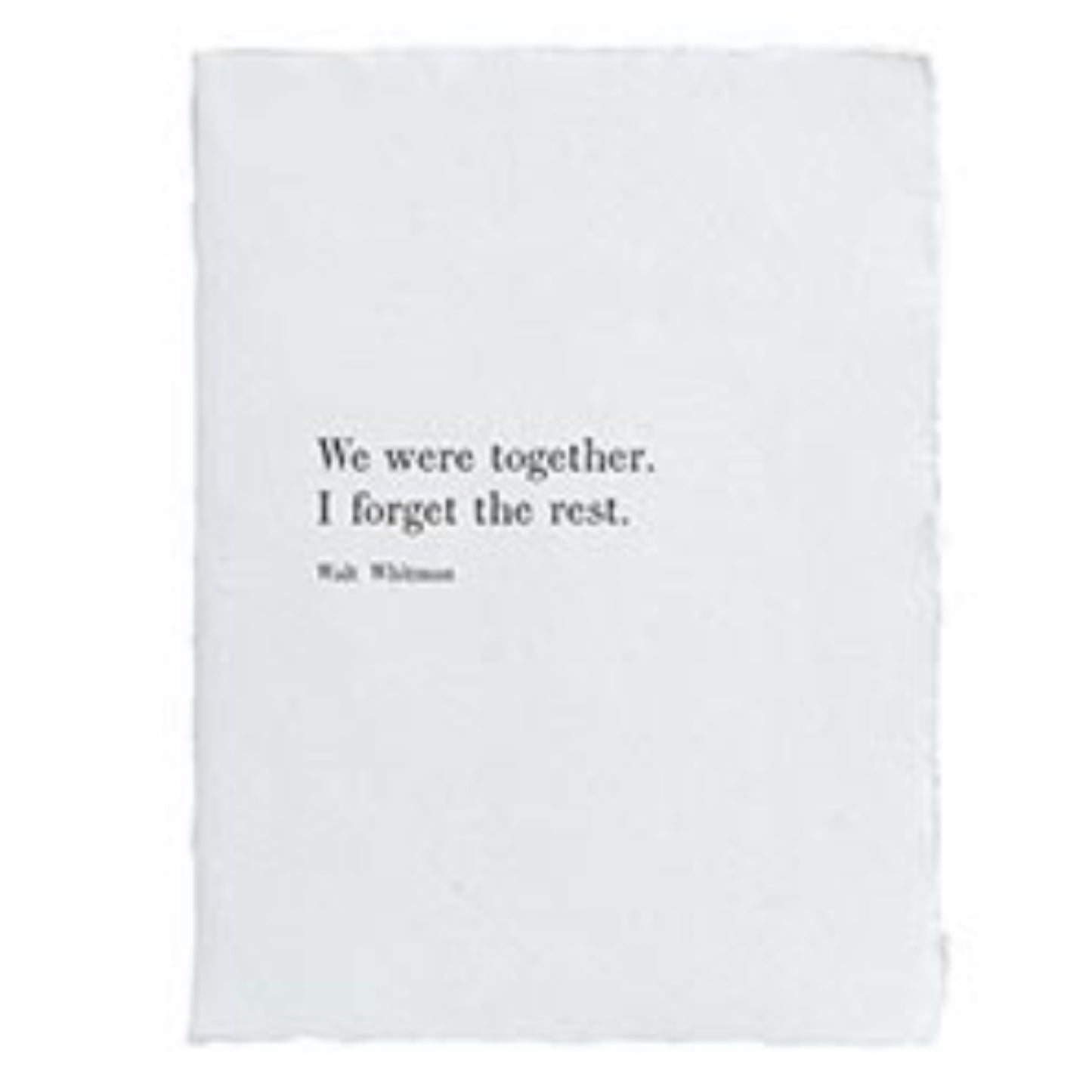 We Were Together Journal