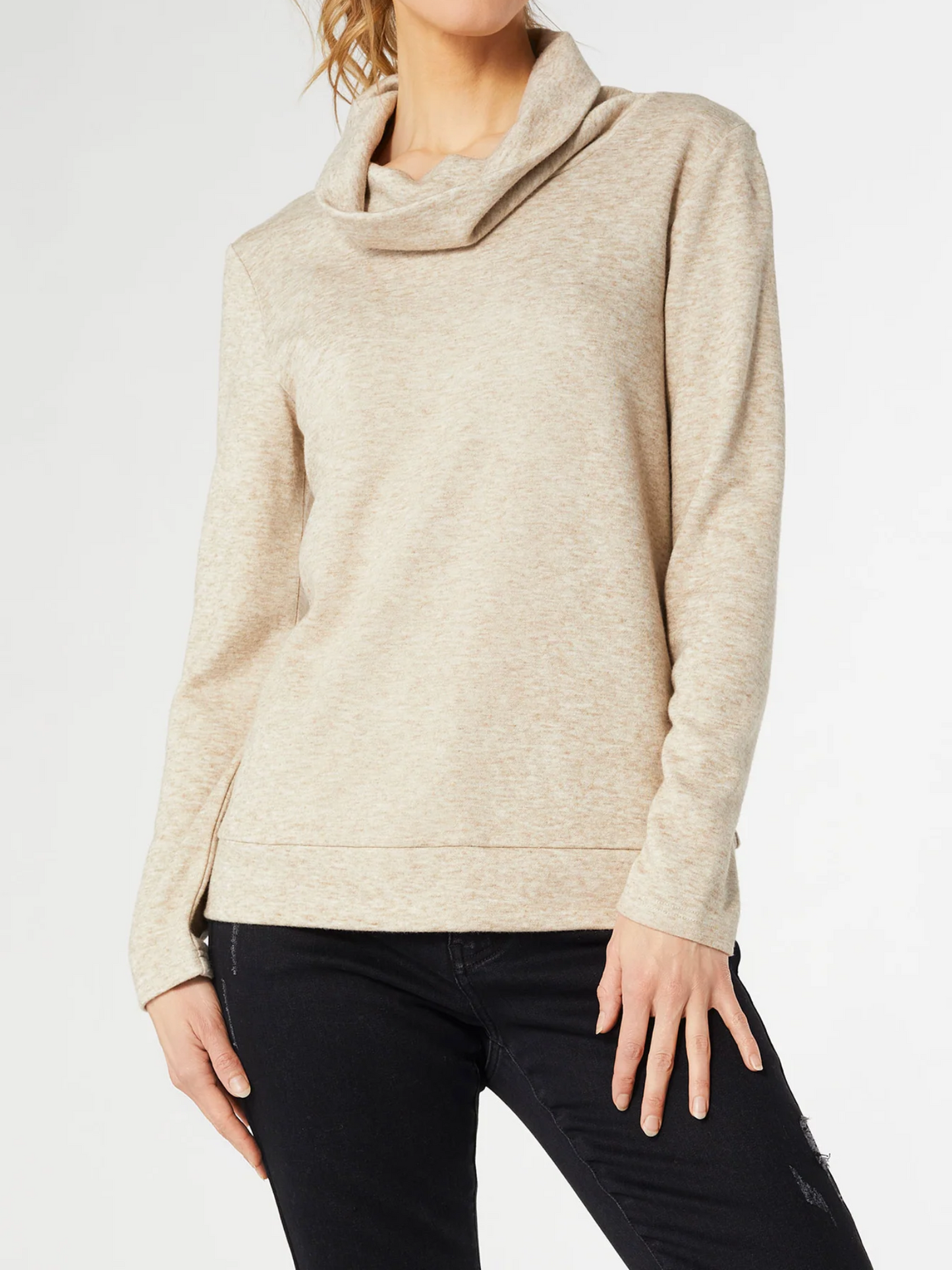 Coco + Carmen Rory Supersoft Cowl Neck Top