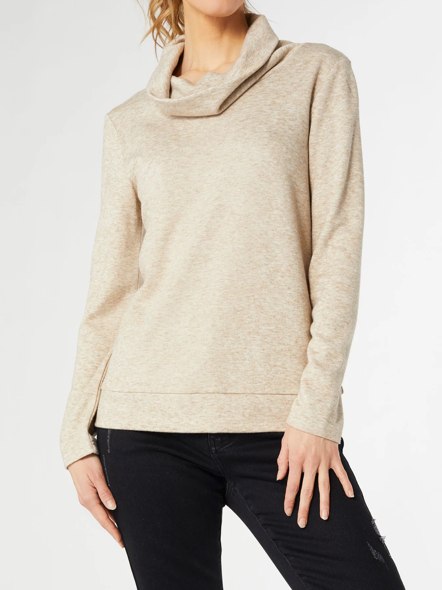 Coco + Carmen Rory Supersoft Cowl Neck Top