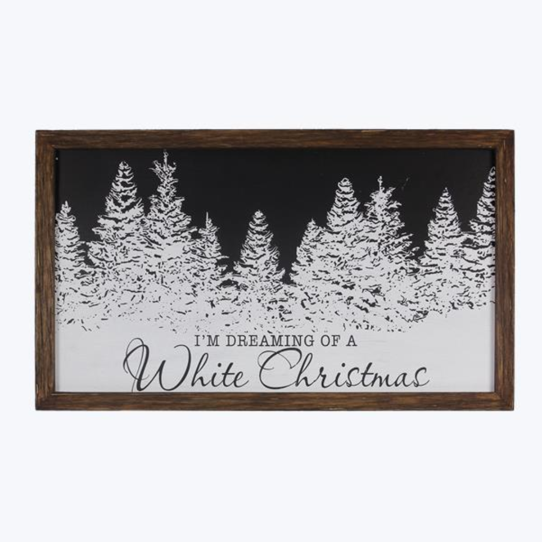 White Christmas Wall Decor