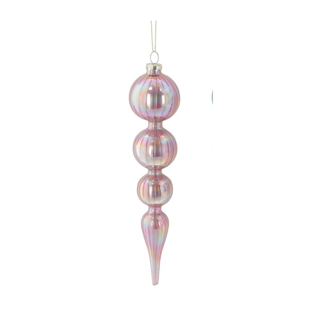 Long Glass Finial Ornament
