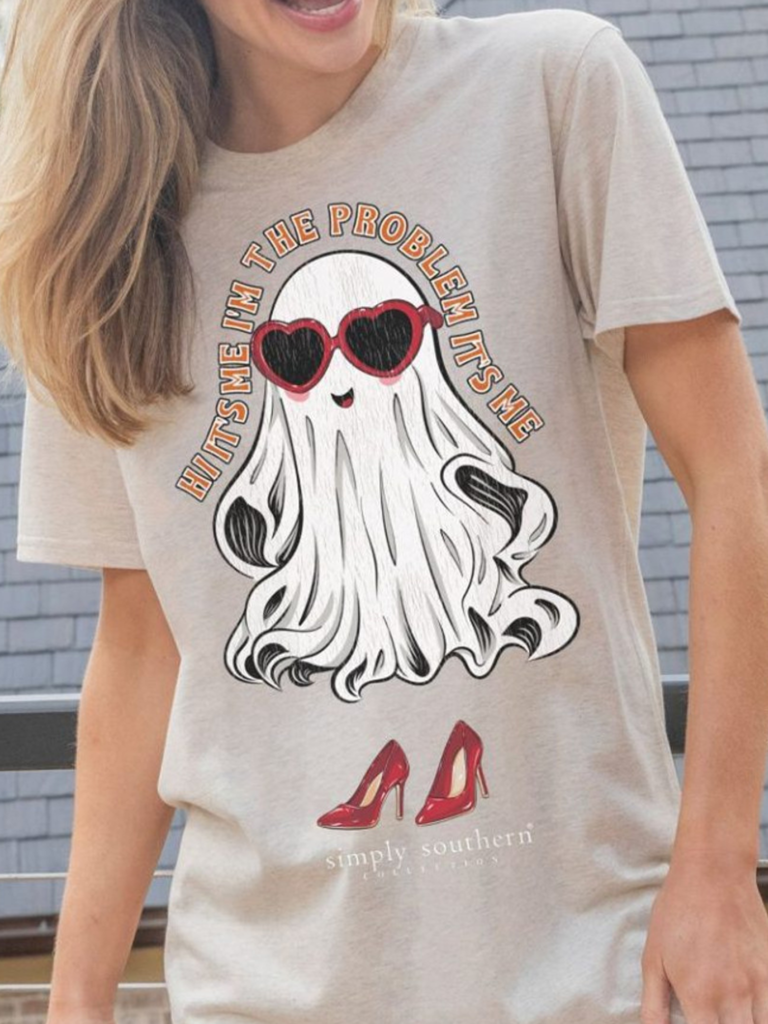 Simply Southern I'm The Problem Ghost Shirt