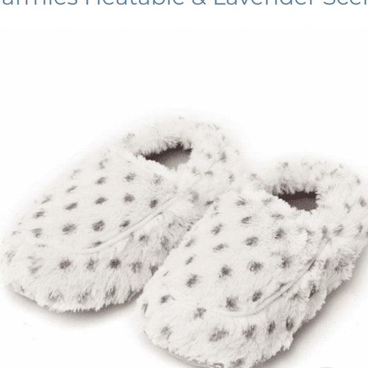 Snow Leopard Slippers Warmies