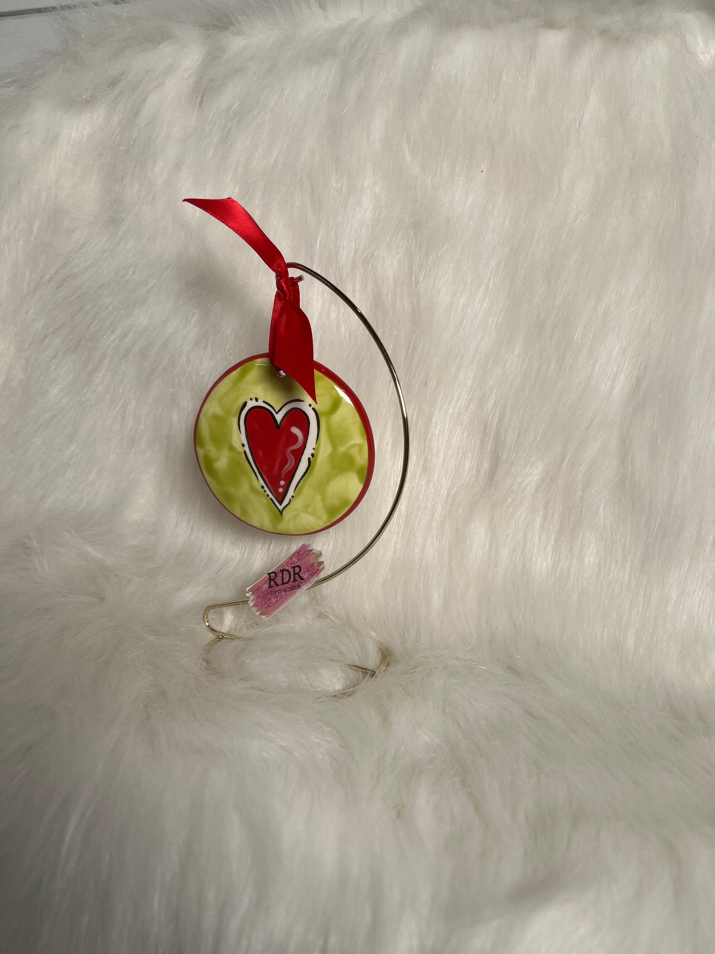 Nola Watkins Grinchmas Round Hand Painted Ornament