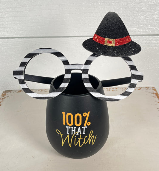 Halloween Silicone Wine Glass With Novelty Glasses