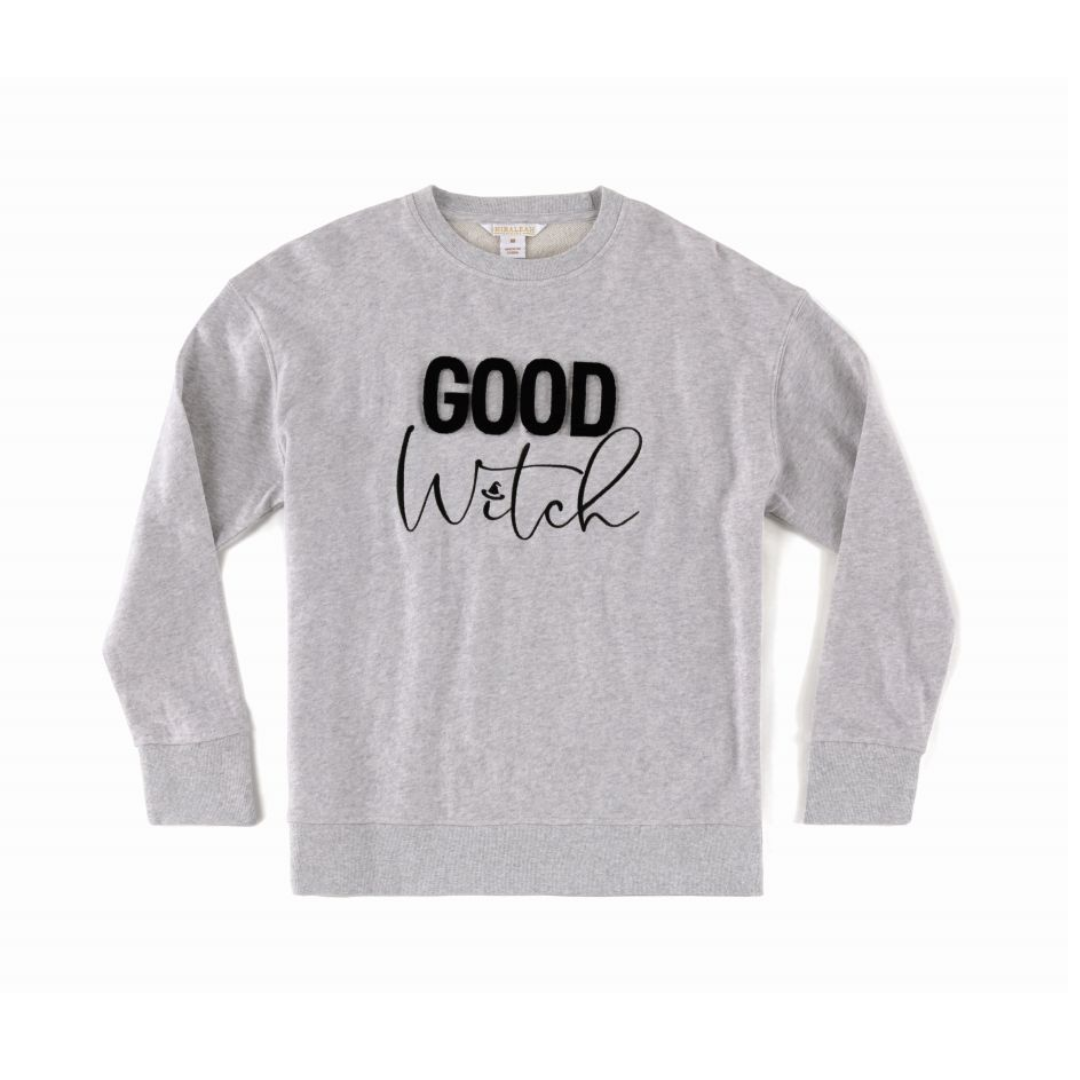 Shiraleah Good Witch Grey Sweatshirt