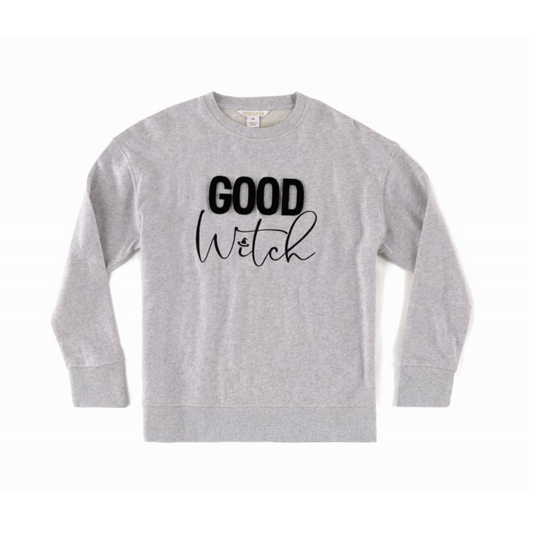 Shiraleah Good Witch Grey Sweatshirt