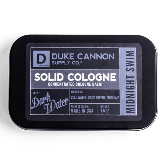 Duke Cannon Solid Cologne Midnight Swim