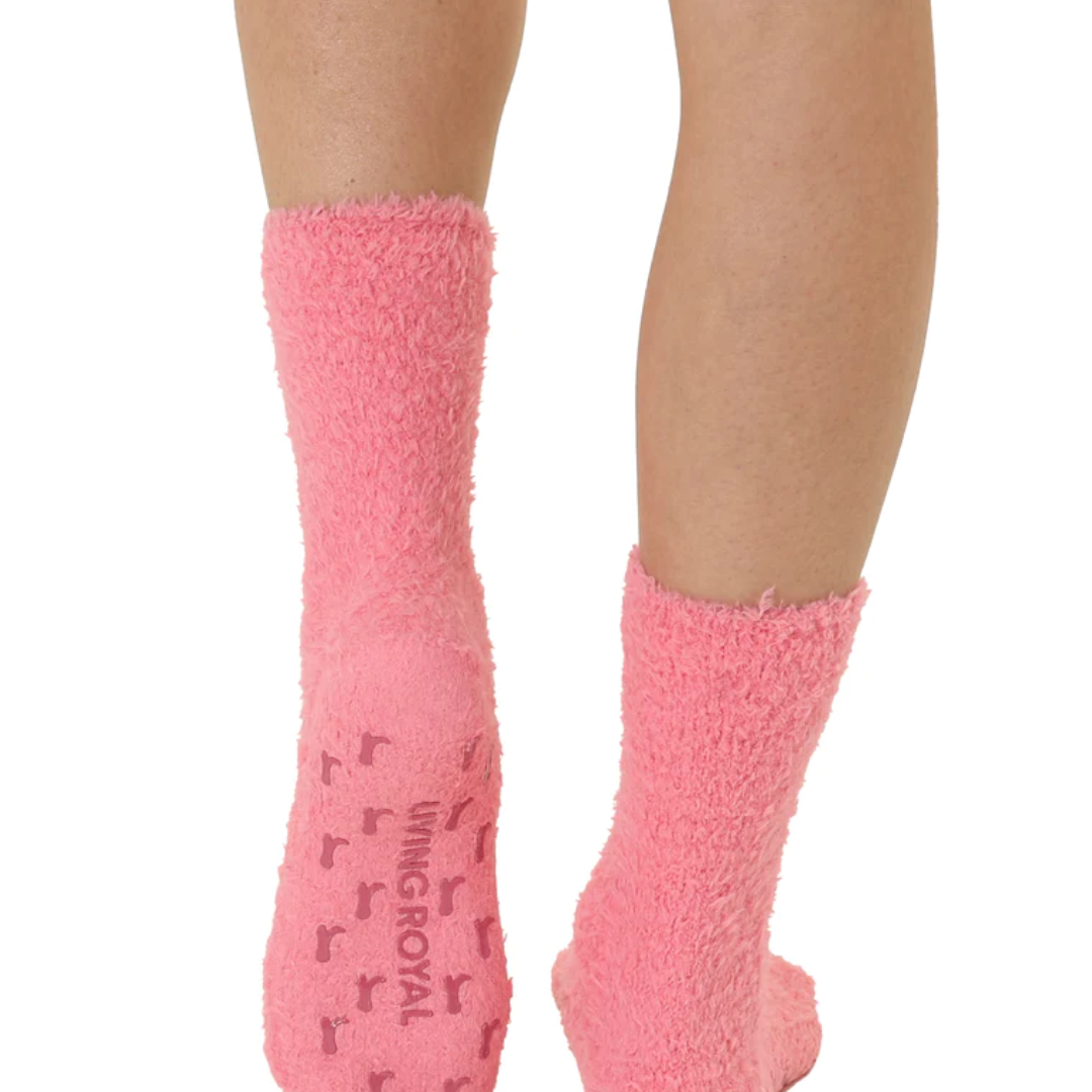 Fuzzy Boots Crew Socks