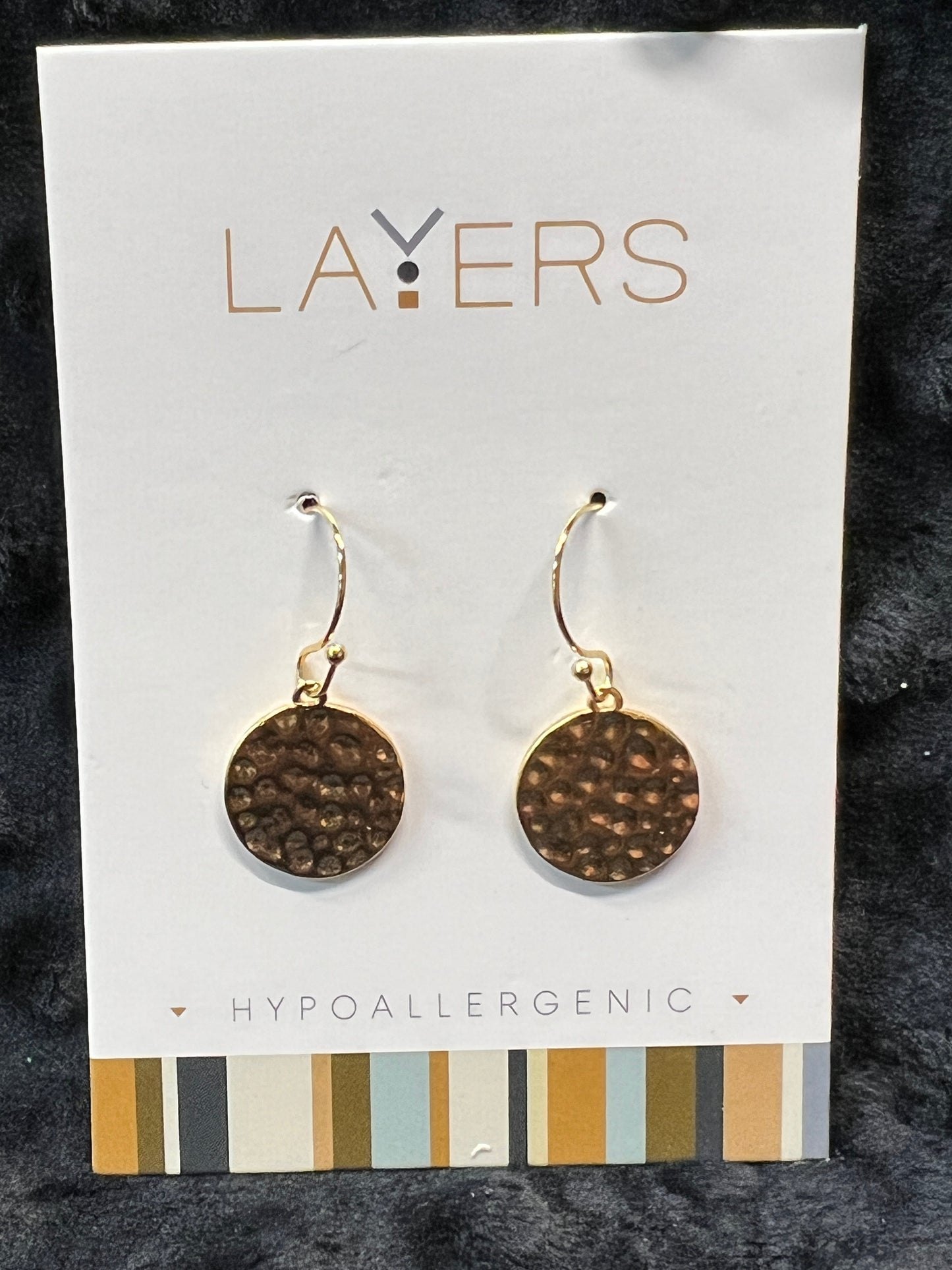 Layers Gold-tone Earrings