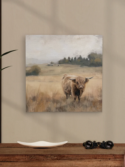 Highland Cow Canvas