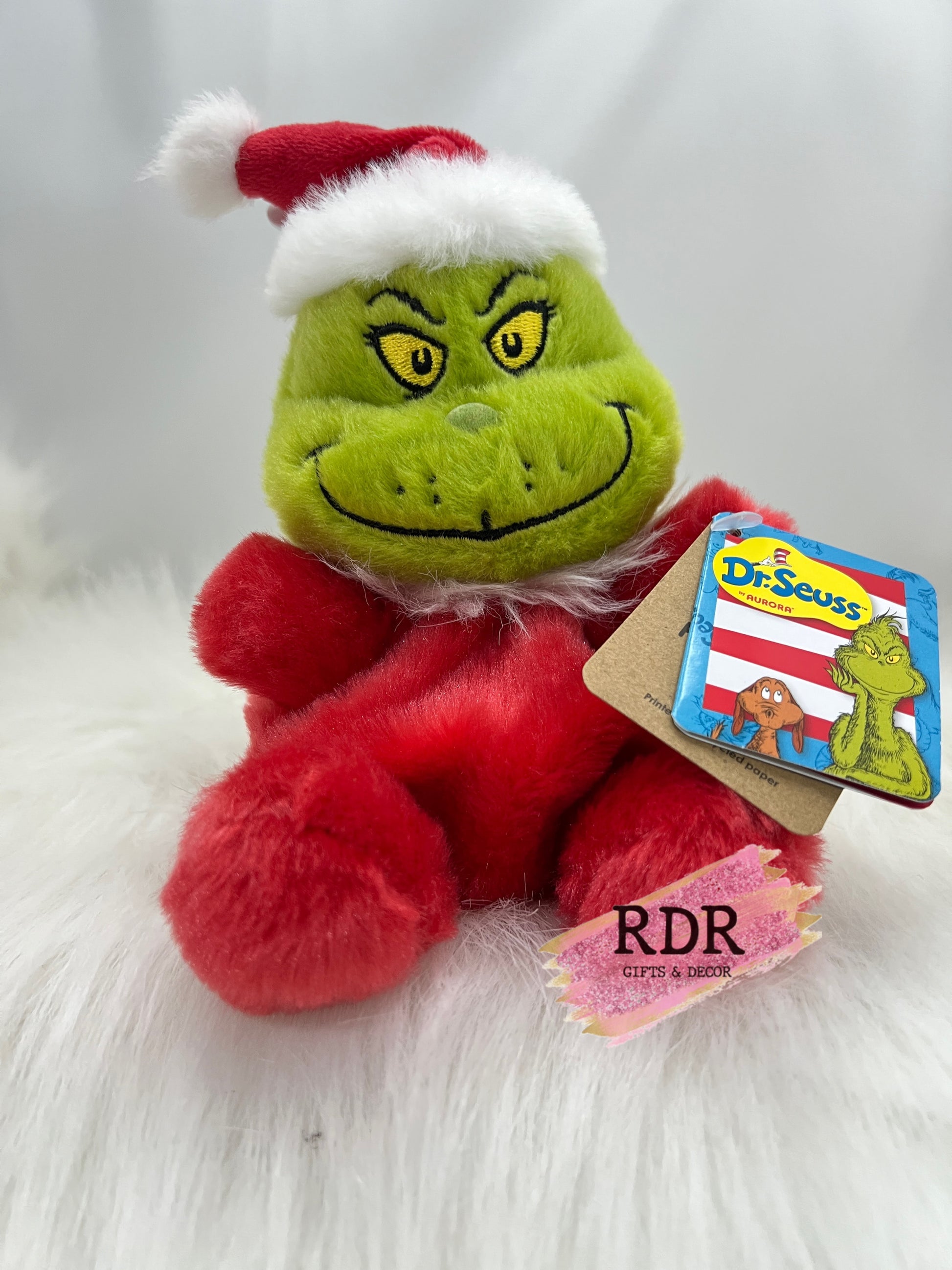 Dr. Seuss 5" Santa Grinch Plush