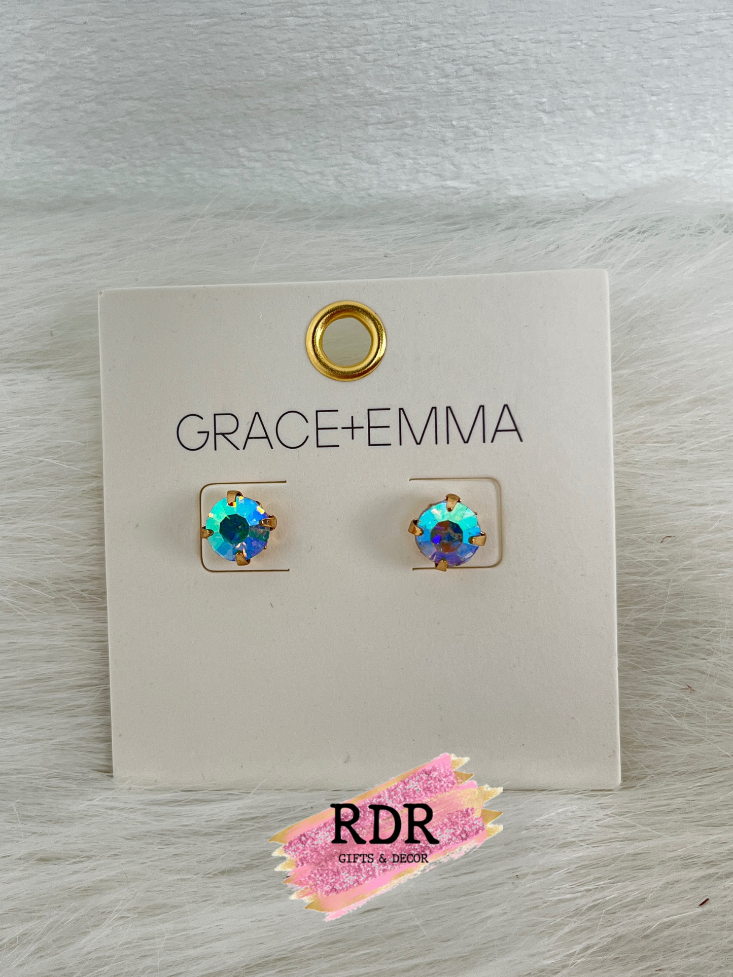 Southern Grace Colored Stone Stud Earrings