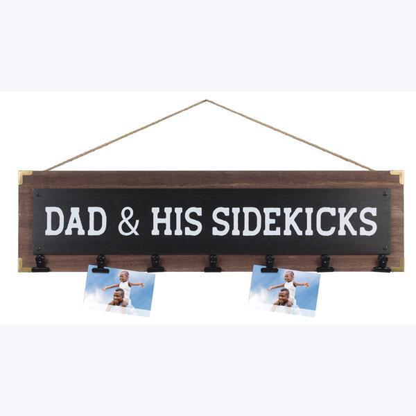 Wood Fathers Hanging Photo Clip