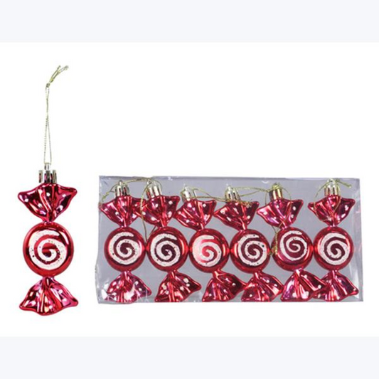 Plastic Winter Whimsy Candy Decorations Set of 6