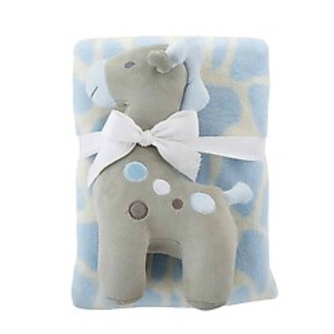 Baby Blanket And Stuffed Toy Set