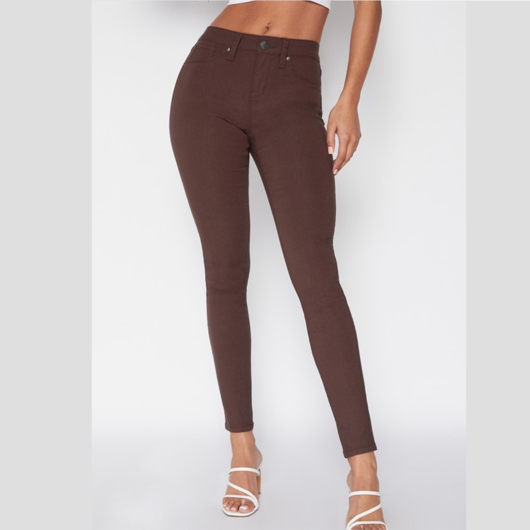 Hyperstretch Mid-Rise Skinny Jeans