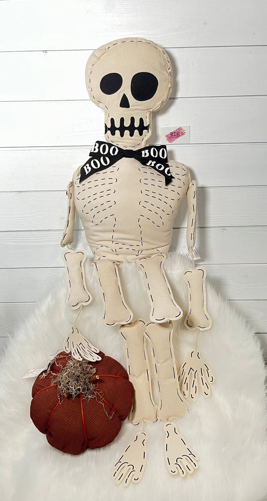 Stuffed Skeleton Sitter
