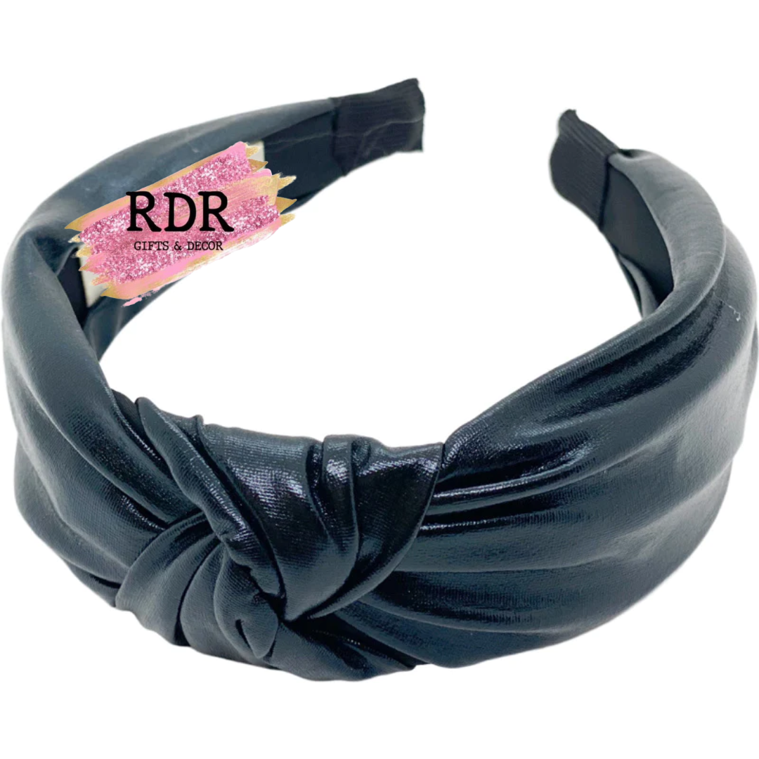 Metallic Top Knot Headband